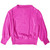 Girls' Love Daisy Fleece Crewneck Sweatshirt Fuchsia Main