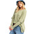 Women's Easel Rib Knit Oversized Top Sage Main