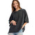 Women's Easel Mineral Washed Knit Top Black Main