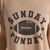 Women's Z Supply Sunday Funday Boyfriend T-Shirt - Latte Front Detail