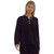 Women's Entro Long Sleeve Henley Top Black Main