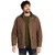 Men's L.L.Bean Double L Waxed-Cotton Upland Coat Maple Brown Front Model