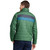Men's L.L.Bean Mountain Classic Puffer Colorblock Jacket Evergreen Iron Back Model