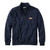 Men's L.L.Bean Katahdin Iron Works® Half Zip Utility Sweatshirt Navy Front Flat Image