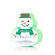 Spongelle Holiday Snowman Buffer - Winter Jasmine Main Spongelle Holiday Snowman Buffer - Winter Jasmine Main
