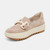Women's Dolce Vita Andres Loafer Sneaker Taupe Suede Front Angle