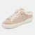 Women's Dolce Vita Zantel Faux Fur Sneaker Dune Woven Front Angle