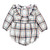 Infant/Toddler Girls' RuffleButts Long Sleeve Ruffle Trim Bubble Romper - Fall Harvest Plaid Main