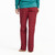 Women's Life Is Good Buffalo Check Pattern PJ Pants Positive Red Back