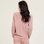 Women's Barefoot Dreams CozyChic Lite Rib Pullover Terra Back