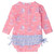 Infant/Toddler Girls' RuffleButts Long Sleeve One Piece Rash Guard - Pink Seas The Day Back