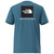 Men's The North Face Core Box NSE T-Shirt Dusk Blue Back Of Shirt