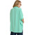 Women's Umgee Oversized Button Down Shirt Emerald Back