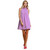 Women's Umgee Sleeveless Back Bow Tie Mini Dress Lavender Main