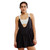 Women's Free People Movement One Two Punch Colorblock Set Black Combo Main