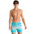 Men's Chubbies Neptune's Weekend Wear Lined Swim Trunk - Teal Printed Stripe Front
