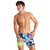 Men's Chubbies The Fluorescent Funk Lined Swim Trunks - Black Plant Liner Detail