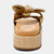 Women's Shu Shop Kiki Bow Raffia Tan Khaki Sandal heel