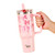 The Darling Effect 40 oz Lifestyle Flip Straw Tumbler - Blushing Bows Main