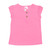 Girls' Globaltex Kids Ruffle Top With Buttons Pink Main