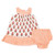 Infant/Toddler Girls' Yo Baby Paisley Stripe Baby Set Peach Main