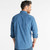 Men's L.L.Bean Kennebunk Check Buttondown Bering Blue Back