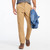 Men's L.L. Bean Lakewashed Straight Leg Khakis Front