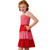 Girls' Hayden Colorblock Smocked Ruffle Detail Tiered Tank Dress - Pink Side