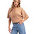 Women's Easel Thermal Knit Top Almond Main