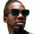 Goodr It's Noir Darling Sunglasses Black Cat Eye Frame Model