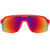 Goodr Dante's Shin Splint Inferno Sunglasses With Red Shield Frames  Front View