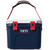 YETI Roadie 15 Hard Cooler - Patriotic Red White And Blue Front View Carry Strap Up