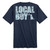 Men's Local Boy Raised Camo Text T-Shirt China Blue Main