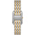 Women's Fossil Raquel Three-Hand Date Two Tone Stainless Steel Watch Back