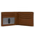 Men's Fossil Westover Front Pocket Leather Wallet- Brown Interior
