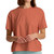 Women's Free Fly Bamboo Current Boxy Redwood Orange T-Shirt front