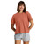 Women's Free Fly Bamboo Current Boxy Redwood Orange T-Shirt