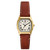 Fossil HarlowThree-Hand Leather Watch - Medium Brown Front Fossil HarlowThree-Hand Leather Watch - Medium Brown Front