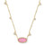 Kendra Scott Gold Mickey Mouse Elisa Short Pendant Necklace - Hot Pink Drusy Front Detail Kendra Scott Gold Mickey Mouse Elisa Short Pendant Necklace - Hot Pink Drusy Front Detail