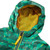 Toddler's L.L.Bean Discovery Rain Jacket - Darkest Green Gator Hood Detail Toddler's L.L.Bean Discovery Rain Jacket - Darkest Green Gator Hood Detail