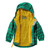 Toddler's L.L.Bean Discovery Rain Jacket - Darkest Green Gator Front Unzipped Toddler's L.L.Bean Discovery Rain Jacket - Darkest Green Gator Front Unzipped