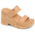 Women's Reef Sunset Ibiza Wedge Sandal - Natural Tan Angled Front Women's Reef Sunset Ibiza Wedge Sandal - Natural Tan Angled Front