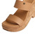 Women's Reef Sunset Ibiza Wedge Sandal - Natural Tan Strap Detail Women's Reef Sunset Ibiza Wedge Sandal - Natural Tan Strap Detail