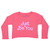 Girls' Prince Peter Just be You Crop Sweatshirt - Pink  Front