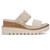 Women's Mia Odal Wedge Sandal - Seashell White Side View