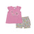 Infant/Toddler Girls' Globaltex Kids Floral Applique Set With Bloomers Pastel Lilac Main
