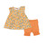 Infant/Toddler Girls' Globaltex Kids Floral Ruffle Tunic With Short Set Multi Main