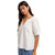 Women's Wishlist Puff Sleeve Blouse Off White Side
