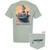 Adults JNJ Auburn Tigers Aubie Bass Boat T-Shirt Bay Main