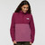 Women's Cotopaxi Amado Fleece Half Zip Pullover Jam Fig Purple Front Model